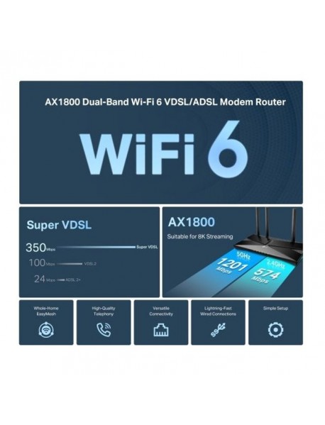 Tp-link Archer VX1800v AX1800 VDSL/ADSL modem/router
