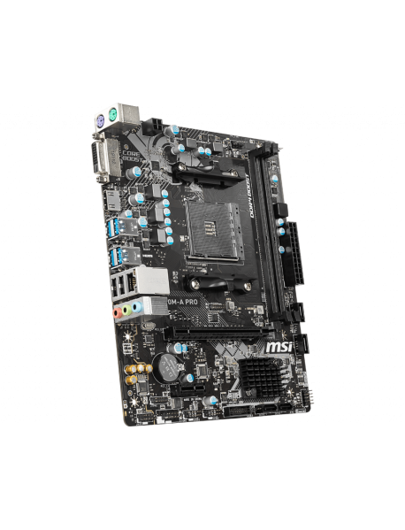 MSI A320M-A PRO DDR4 3200MHZ 1XHDMI 1XDVI USB 3.2 MATX AM4