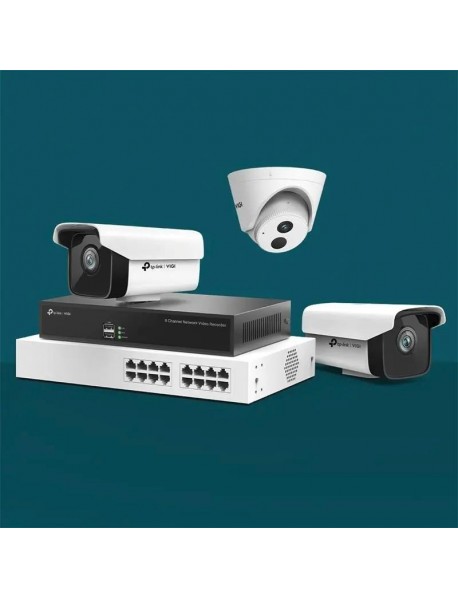  TP-LINK VIGI C340I V1.2 4MP 2.8MM LENS 30 METRE IR LED İNSAN/ARAÇ ALGILAMA DAHİLİ MİKROFON IP67 BULLET KAMERA