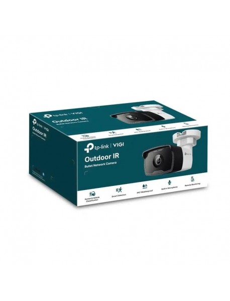  TP-LINK VIGI C340I V1.2 4MP 2.8MM LENS 30 METRE IR LED İNSAN/ARAÇ ALGILAMA DAHİLİ MİKROFON IP67 BULLET KAMERA