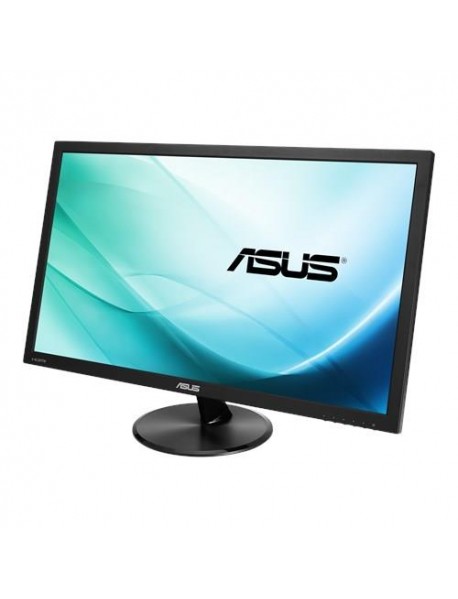 21.5 ASUS VP228HE 1MS 60MHZ 1XVGA 1XHDMI FHD 1920X1080 HOPARLÖR FLICKER-FREE DÜŞÜK MAVİ IŞIK VESA SİYAH 