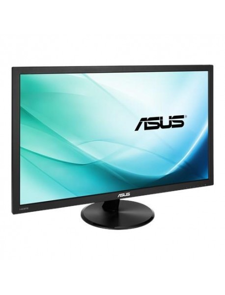 21.5 ASUS VP228HE 1MS 60MHZ 1XVGA 1XHDMI FHD 1920X1080 HOPARLÖR FLICKER-FREE DÜŞÜK MAVİ IŞIK VESA SİYAH 