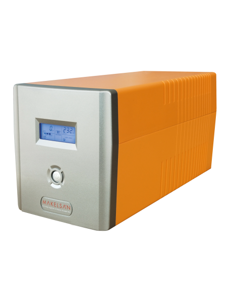 MAKELSAN LION 1200VA 1F/1F (2X7AH) 5/10DK LINE INTERAKTIF UPS